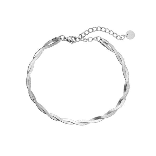 getwistetes Armband in silber